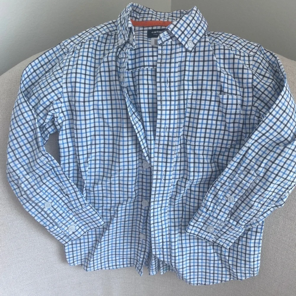 Carter’s Button Up Shirt Kids Boys Size 5